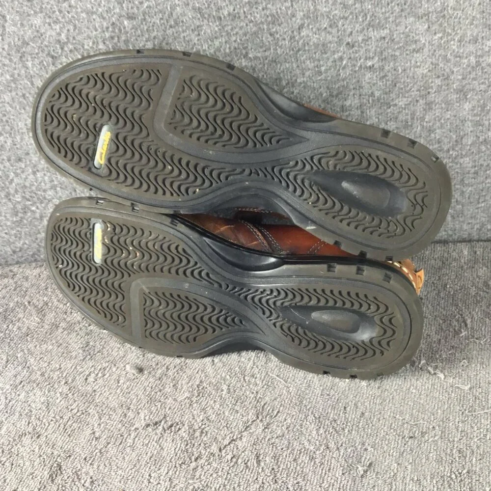 Clarks Escalade Mens 10M Brown Leather‎ Slip On Loafers